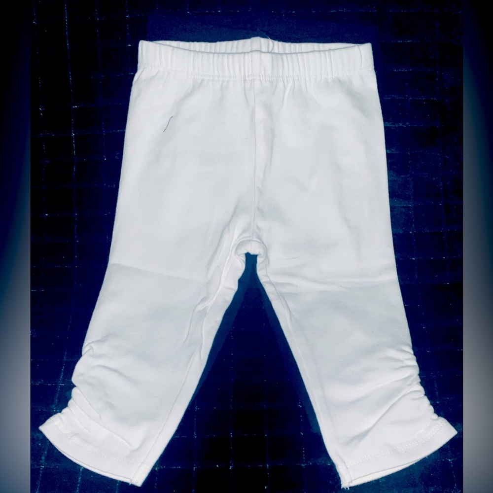 Infant Girls Rouche Leggings (2 Pairs)